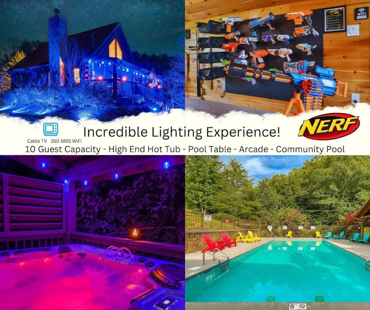 Ryes And Shine Bootlegger'S Cabin! Hot Tub* Pool* Arcade* Billiards *Ev * Pet Friendly Севьервилл Экстерьер фото